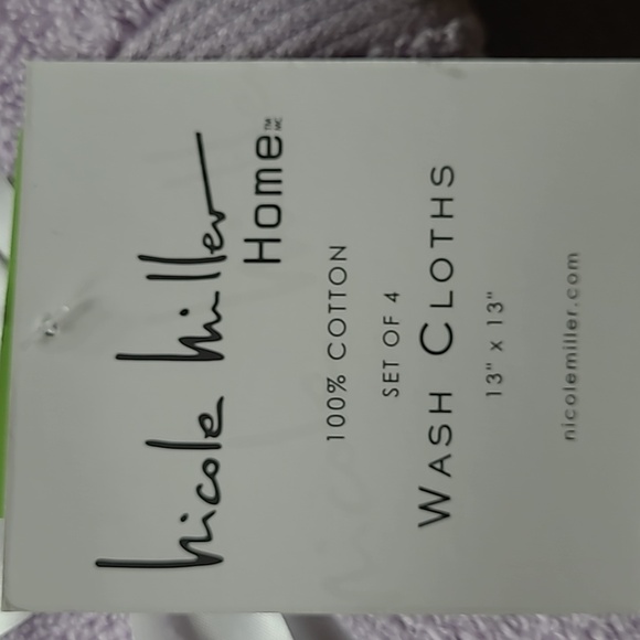 Nicole Miller Washcloth Set - Picture 3 of 7
